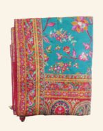 Arohi Blue Art Silk Saree with Heavy Resham & Zari Border - Image 2