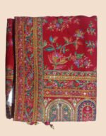 Arohi Red Art Silk Saree with Heavy Resham & Zari Border - Image 2