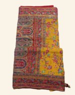 Arohi Yellow Art Silk Saree with Heavy Resham & Zari Border - Image 4