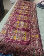DWK Magenta Banarasi Silk Saree with Heavy Zari Work - Image 2