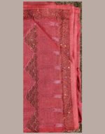 Dimple Kala Pink Fancy Saree with Embroidered Work - Image 3