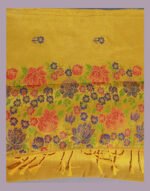 Golden Touch Yellow Soft Silk Saree with Floral Print - Image 2