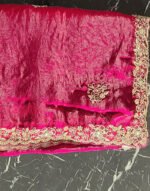 Narayani Deep Pink Soft Silk Saree with Multicolor Zari Work - Image 2